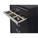 Coaster Furniture Miranda 206365 5-Drawer Bedroom Chest - Black IMAGE 11