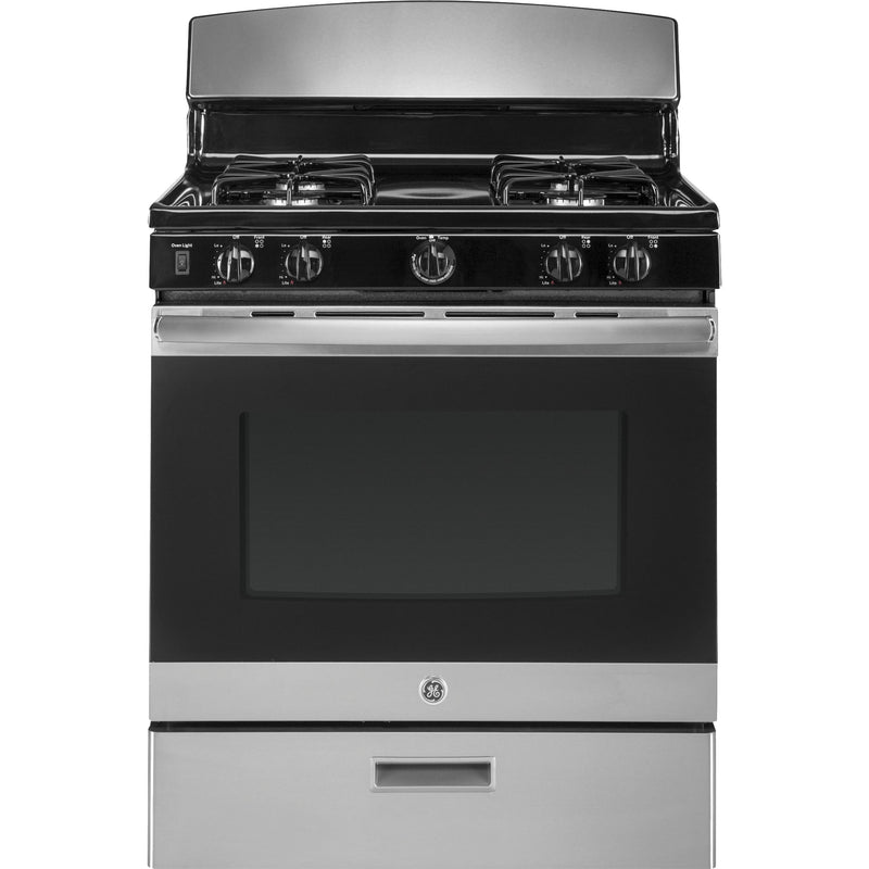 GE 30-inch Freestanding Gas Range JGBS30REKSS IMAGE 1