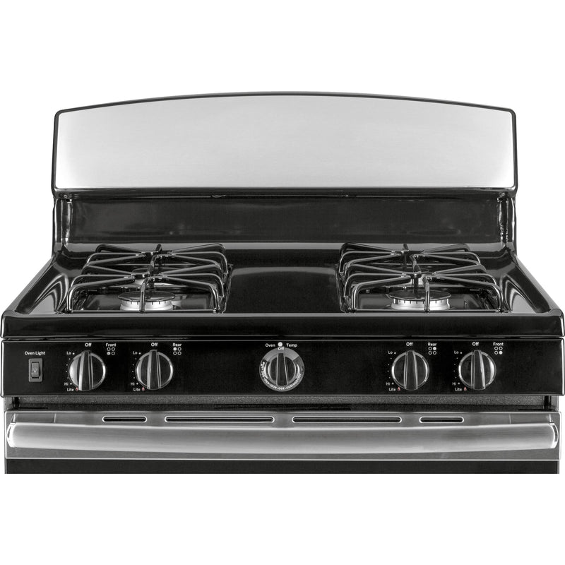 GE 30-inch Freestanding Gas Range JGBS30REKSS IMAGE 4