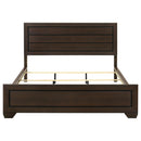  Coaster Furniture Kauffman 204391KW Wood California King Panel Bed - Dark Cocoa IMAGE 3