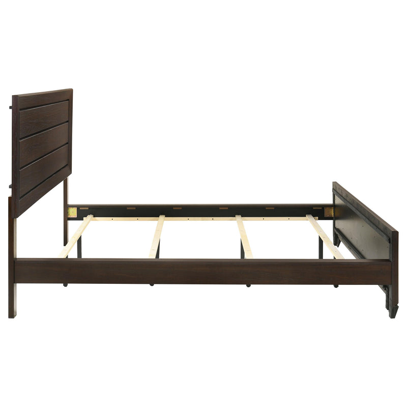Coaster Furniture Kauffman 204391KW Wood California King Panel Bed - Dark Cocoa IMAGE 6