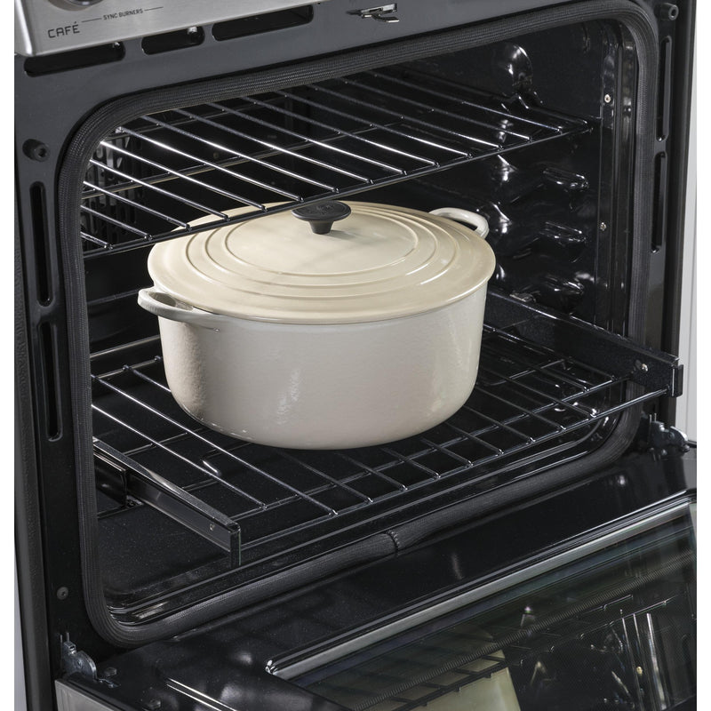 Café 30-inch Slide-In Dual-Fuel Range with Warming Drawer C2S986SELSS IMAGE 7