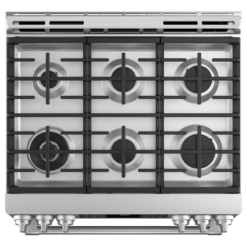 Café 30-inch Slide-In Dual-Fuel Range with Warming Drawer C2S986SELSS IMAGE 8