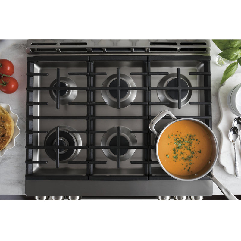 Café 30-inch Slide-In Dual-Fuel Range with Warming Drawer C2S986SELSS IMAGE 9