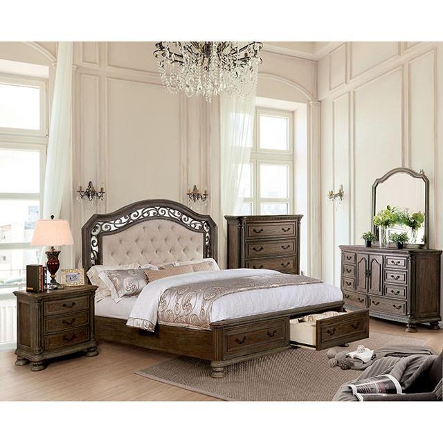 Furniture of America Persephone Arched Dresser Mirror CM7661M IMAGE 2