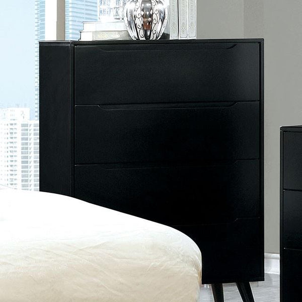 Furniture of America Lennart II 4-Drawer Chest CM7386BK-C IMAGE 1