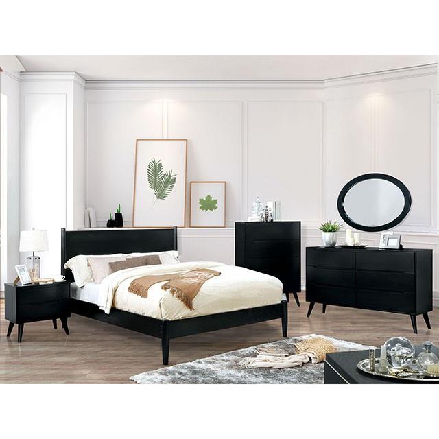 Furniture of America Lennart II 4-Drawer Chest CM7386BK-C IMAGE 2