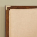  Furniture of America Tychus California King Upholstered Poster Bed CM7559F-CK-BED IMAGE 3