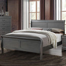  Furniture of America Louis Philippe III King Sleigh Bed CM7866GY-EK-BED IMAGE 4