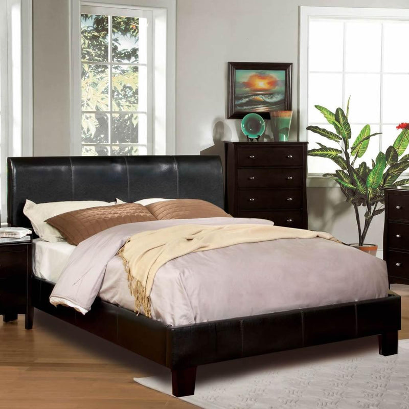  Furniture of America Villa Park California King Upholstered Panel Bed CM7007CK-BED IMAGE 1