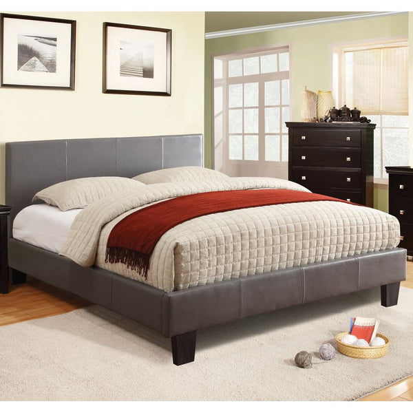  Furniture of America Winn Park Full Upholstered Panel Bed CM7008GY-F-BED IMAGE 1