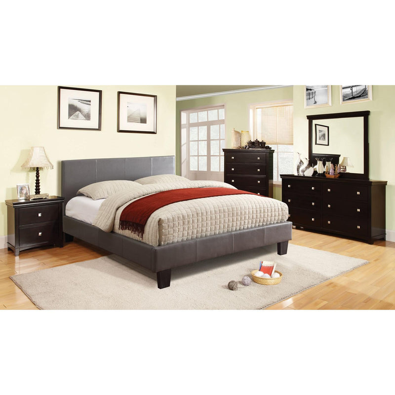  Furniture of America Winn Park Full Upholstered Panel Bed CM7008GY-F-BED IMAGE 3