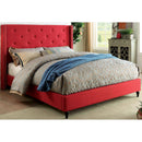  Furniture of America Anabelle California King Upholstered Panel Bed CM7677RD-CK-BED IMAGE 2