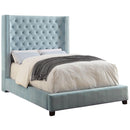  Furniture of America Mirabelle Queen Upholstered Panel Bed CM7679BL-Q IMAGE 1