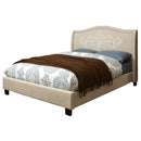  Furniture of America Karissa California King Upholstered Panel Bed CM7698CK-BED IMAGE 1