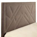  Furniture of America Marianne California King Upholstered Panel Bed CM7433BR-CK-BED IMAGE 2