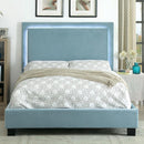  Furniture of America Erglow I Queen Upholstered Panel Bed CM7695BL-Q-BED IMAGE 2