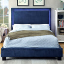  Furniture of America Erglow I Twin Upholstered Panel Bed CM7695NV-T-BED IMAGE 2