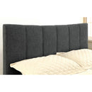  Furniture of America Ennis King Upholstered Panel Bed CM7678GY-EK-BED IMAGE 2