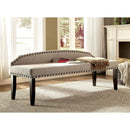  Furniture of America Hasselt Bench CM-BN6880BG-L IMAGE 2