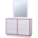  Furniture of America Bobbi 6-Drawer Kids Dresser CM7852PK-D IMAGE 3
