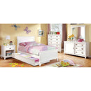  Furniture of America Colin 1-Drawer Kids Nightstand CM7909WH-N IMAGE 2