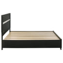  Coaster Furniture Miranda 206361KE 51-inch Wood Eastern King Storage Panel Bed - Black IMAGE 5
