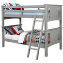  Furniture of America Kids Beds Bunk Bed CM-BK602T-GY-BED IMAGE 1
