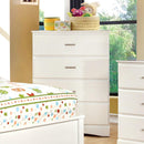  Furniture of America Prismo 4-Drawer Kids Chest CM7941WH-C IMAGE 3