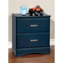  Furniture of America Prismo 2-Drawer Kids Nightstand CM7941BL-N IMAGE 2