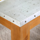  Furniture of America Walsh Dining Table with Metal Top CM3535T IMAGE 2