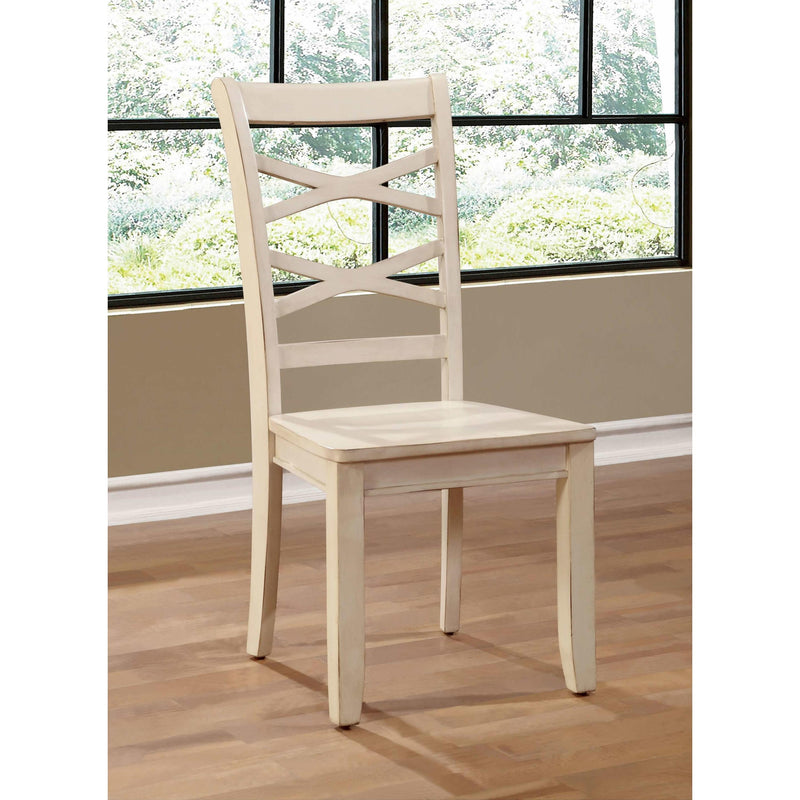  Furniture of America Giselle Dining Chair CM3528WH-SC-2PK IMAGE 2