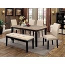  Furniture of America Dodson I Dining Table with Faux Marble Top CM3466T IMAGE 2