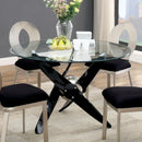  Furniture of America Aero Dining Table with Glass Top CM3169T-TABLE IMAGE 2