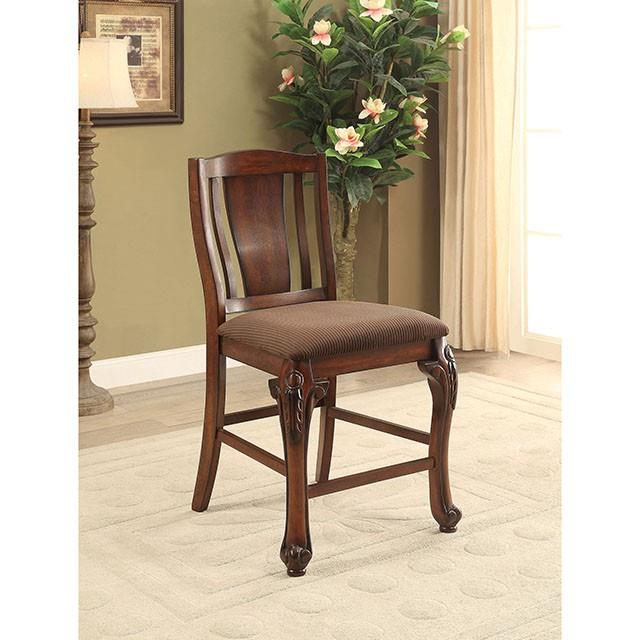 Furniture of America Johannesburg Counter Height Dining Table with Faux Marble Top CM3873PT IMAGE 2