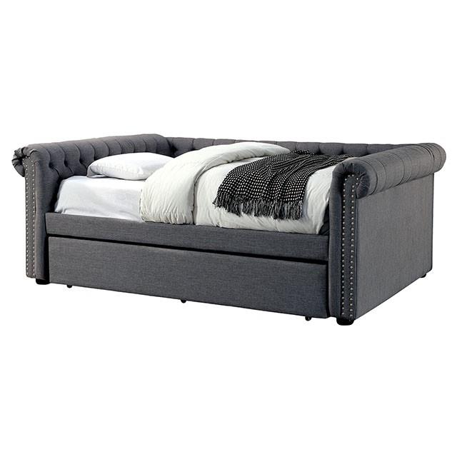 Furniture of America Leanna CM1027GY Daybed w/ Trundle IMAGE 6
