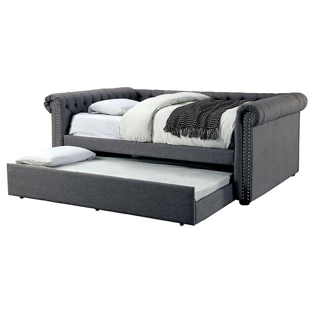 Furniture of America Leanna CM1027GY Daybed w/ Trundle IMAGE 7