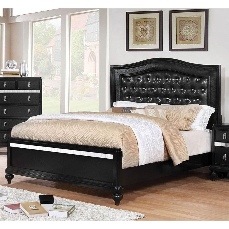 Furniture of America Ariston California King Upholstered Panel Bed CM7171BK-CK-BED IMAGE 2