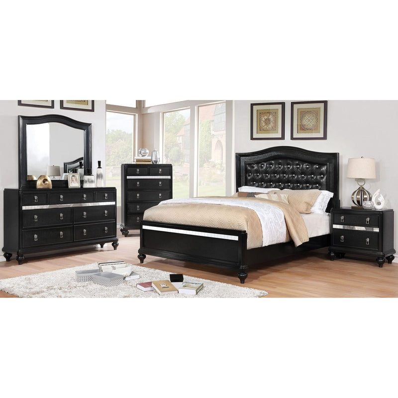 Furniture of America Ariston California King Upholstered Panel Bed CM7171BK-CK-BED IMAGE 4
