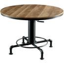 Furniture of America Round Fran Counter Height Dining Table with Pedestal Base CM3373RT-TABLE IMAGE 1