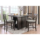  Furniture of America Faulkton Counter Height Dining Table with Pedestal Base CM3391PT-TABLE IMAGE 5