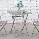  Furniture of America Square Lilah Dining Table with Metal Top CM3506T IMAGE 1