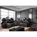  Furniture of America Zaurak Power Leather Look Recliner CM6291-CH IMAGE 1