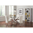 Coaster Furniture Round Beckham Dining Table with Glass Top and Pedestal Base 106440 IMAGE 4