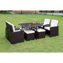  Furniture of America Outdoor Dining Sets 9-Piece CM-OT2101-SET IMAGE 4