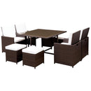  Furniture of America Outdoor Dining Sets 9-Piece CM-OT2101-SET IMAGE 5