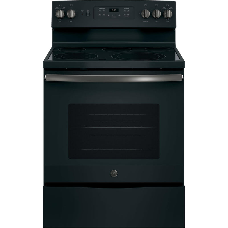 GE 30-inch Freestanding Electric Range with Convection JB655FKDS IMAGE 1
