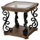  Furniture of America Yesenia End Table CM4184E IMAGE 1