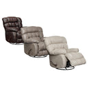  Catnapper Pendleton Swivel Glider Leather Look Recliner 4213-5 1284-38/3084-38 IMAGE 2