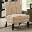  Furniture of America Deandra Stationary Fabric Accent Chair CM-AC6544BG IMAGE 2